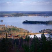 Vy från Landsberget  över Åmänningen